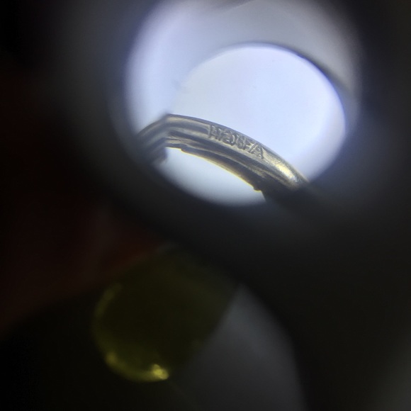 Yellow quartz drop earrings 14/20 GF lever backs - Picture 5 of 5